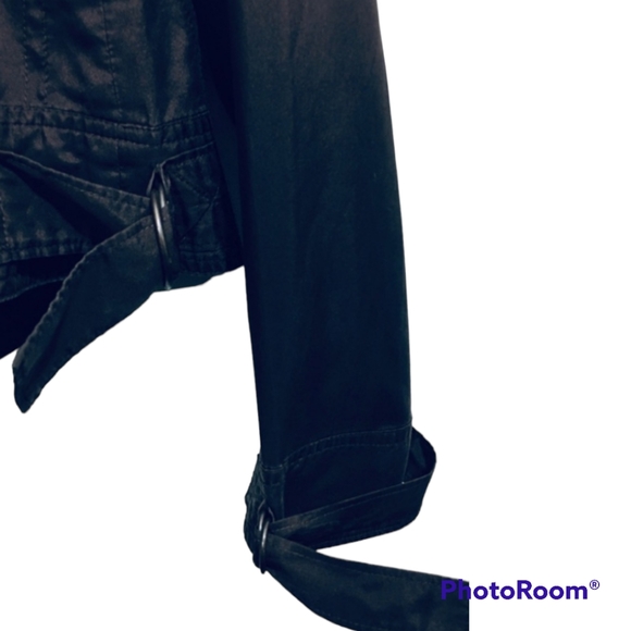 Express Brown 100% Silk Light Weight Jacket Size Large - Picture 3 of 4